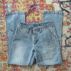 Women's Light Blue Flare Jeans